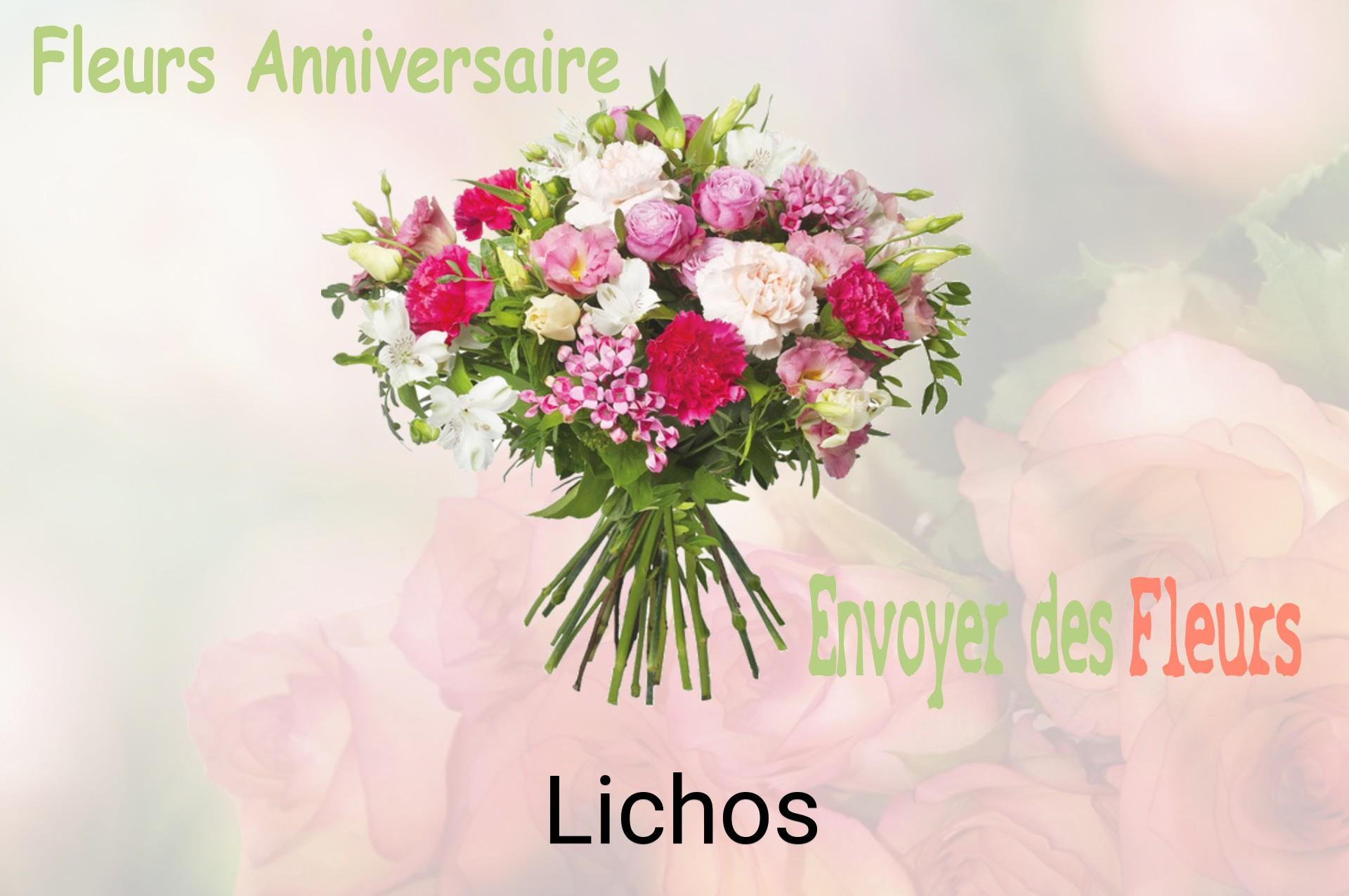Bouquet de fleurs d’anniversaire livré à Lichos